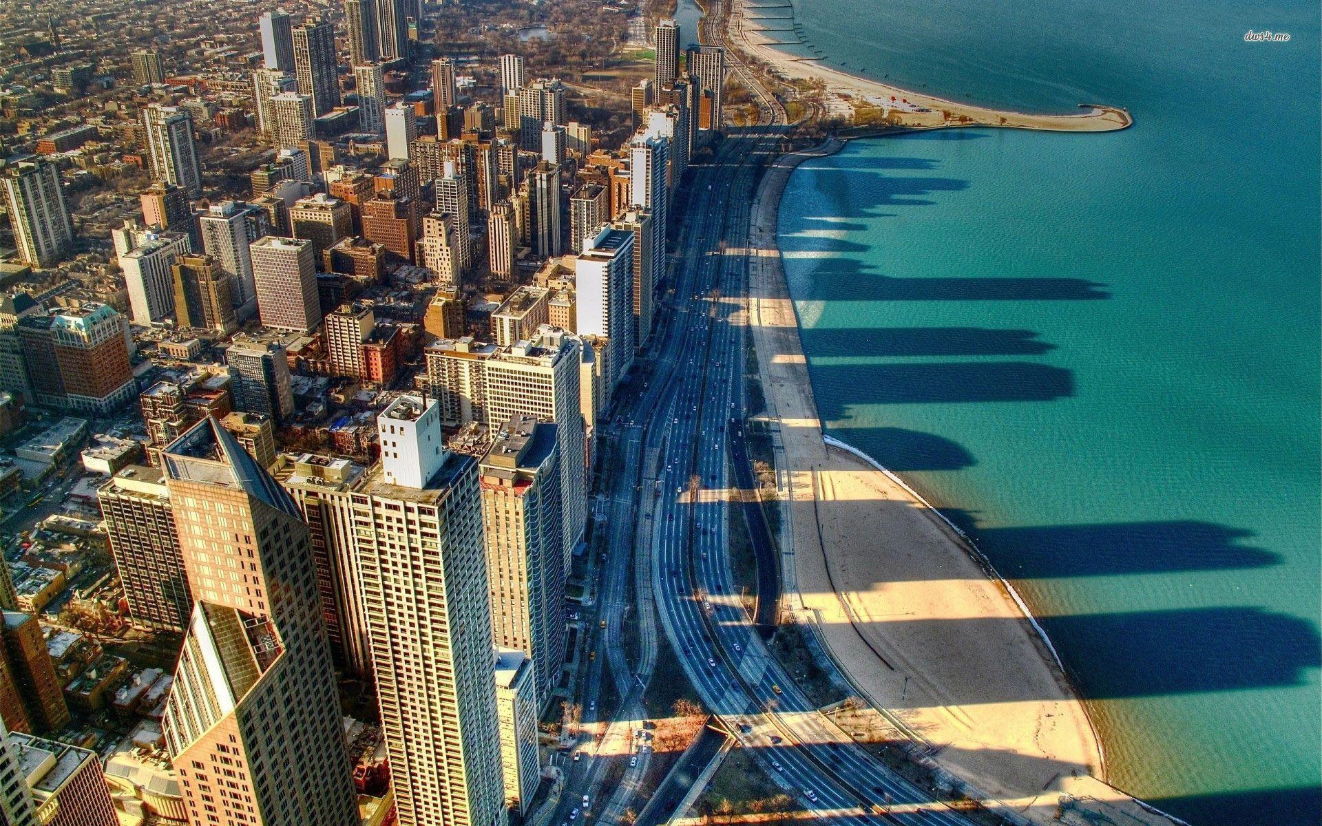 HD Chicago Beach Wallpaper