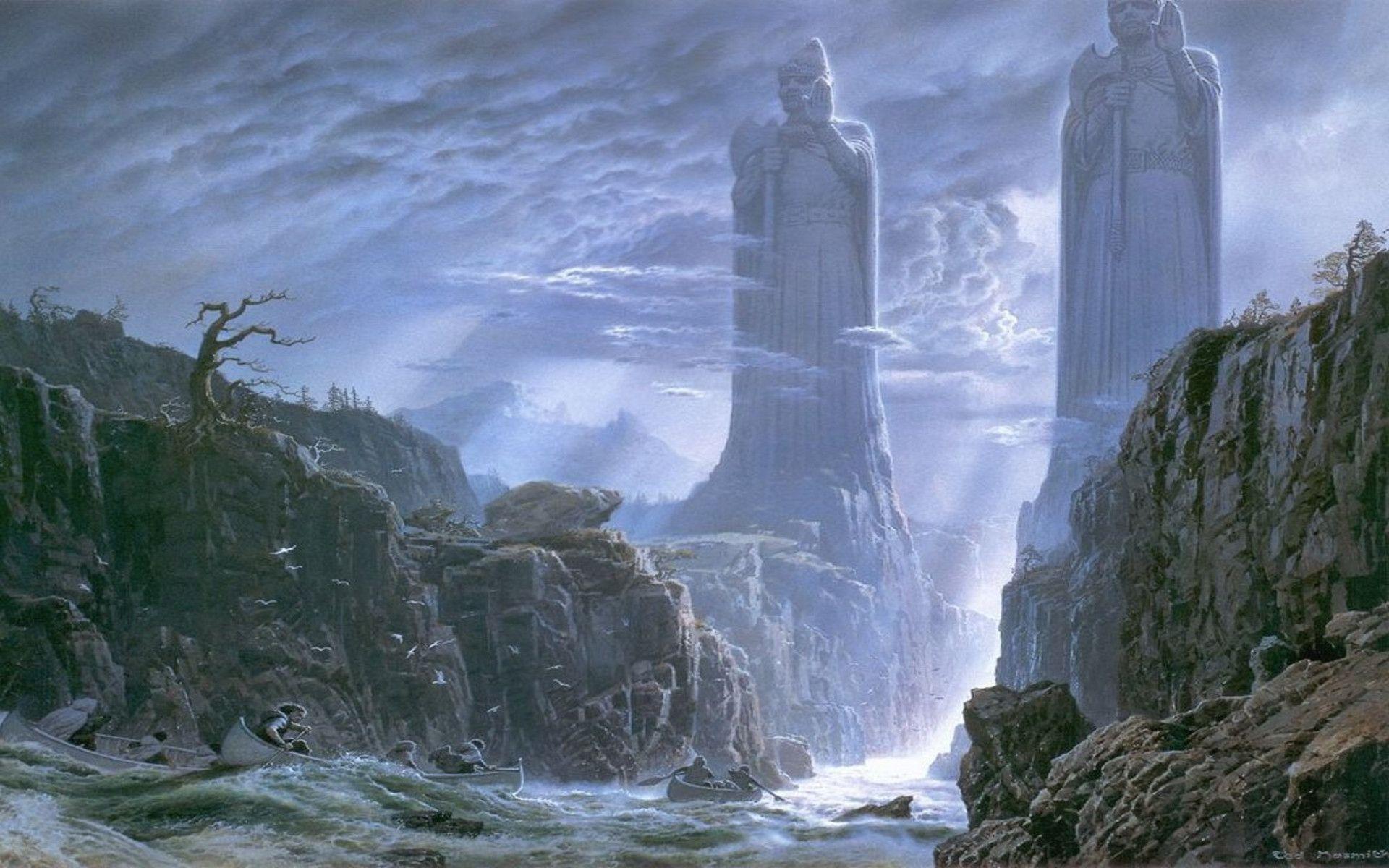 Lord Of The Rings Pillars Of The Kings free background