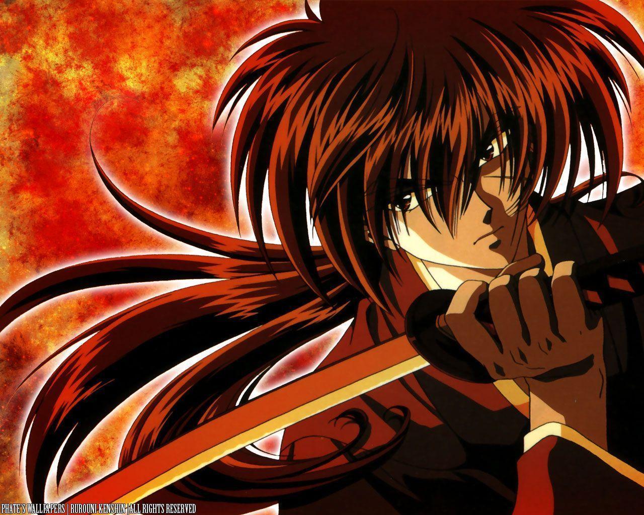 Download Samurai X Kenshin And Aoshi Wallpaper