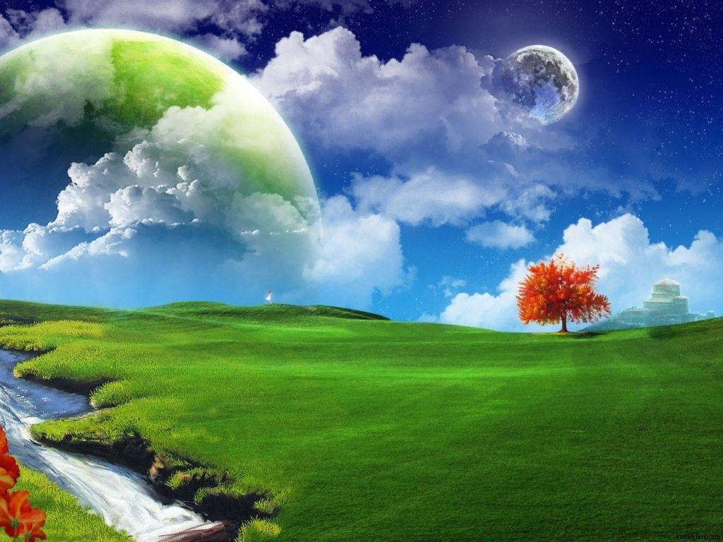 3D Nature Wallpaper For Windows 7 Widescreen 2 HD Wallpaper