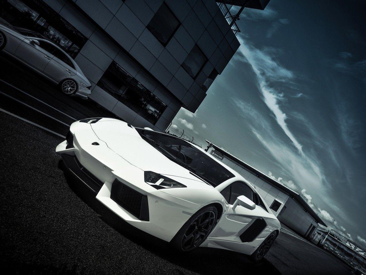 Wallpaper For > Black And White Lamborghini Wallpaper