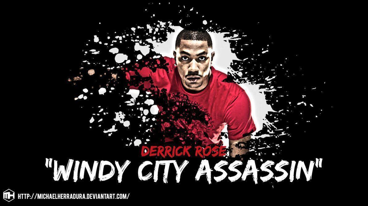 Derrick Rose Windy City Assassin wallpaper