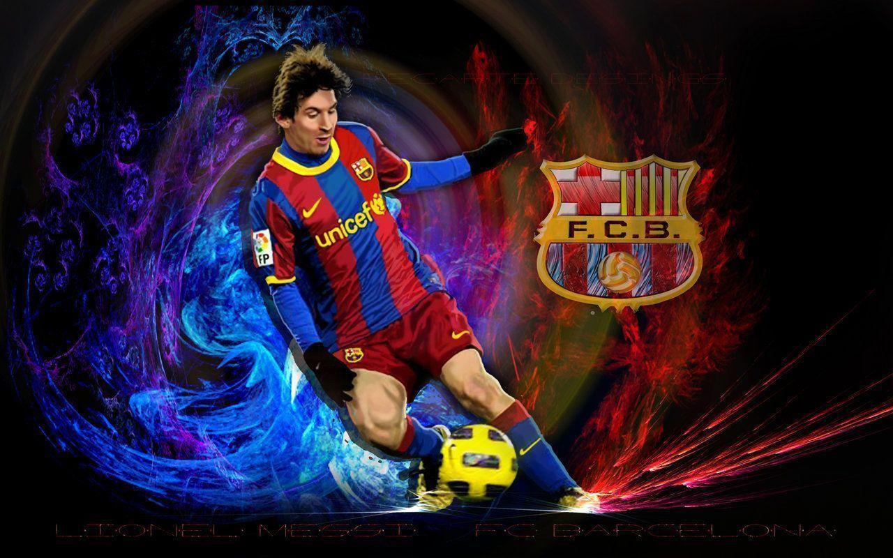 Lionel Messi Barcelona Desktop Background Wallpaper