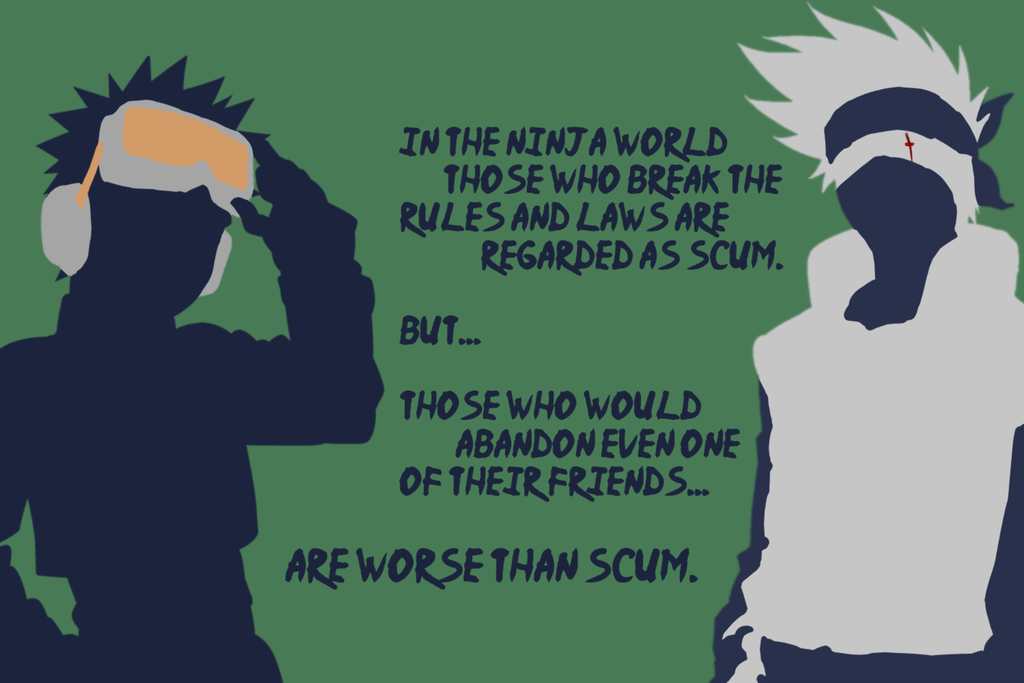Obito and Kakashi Background