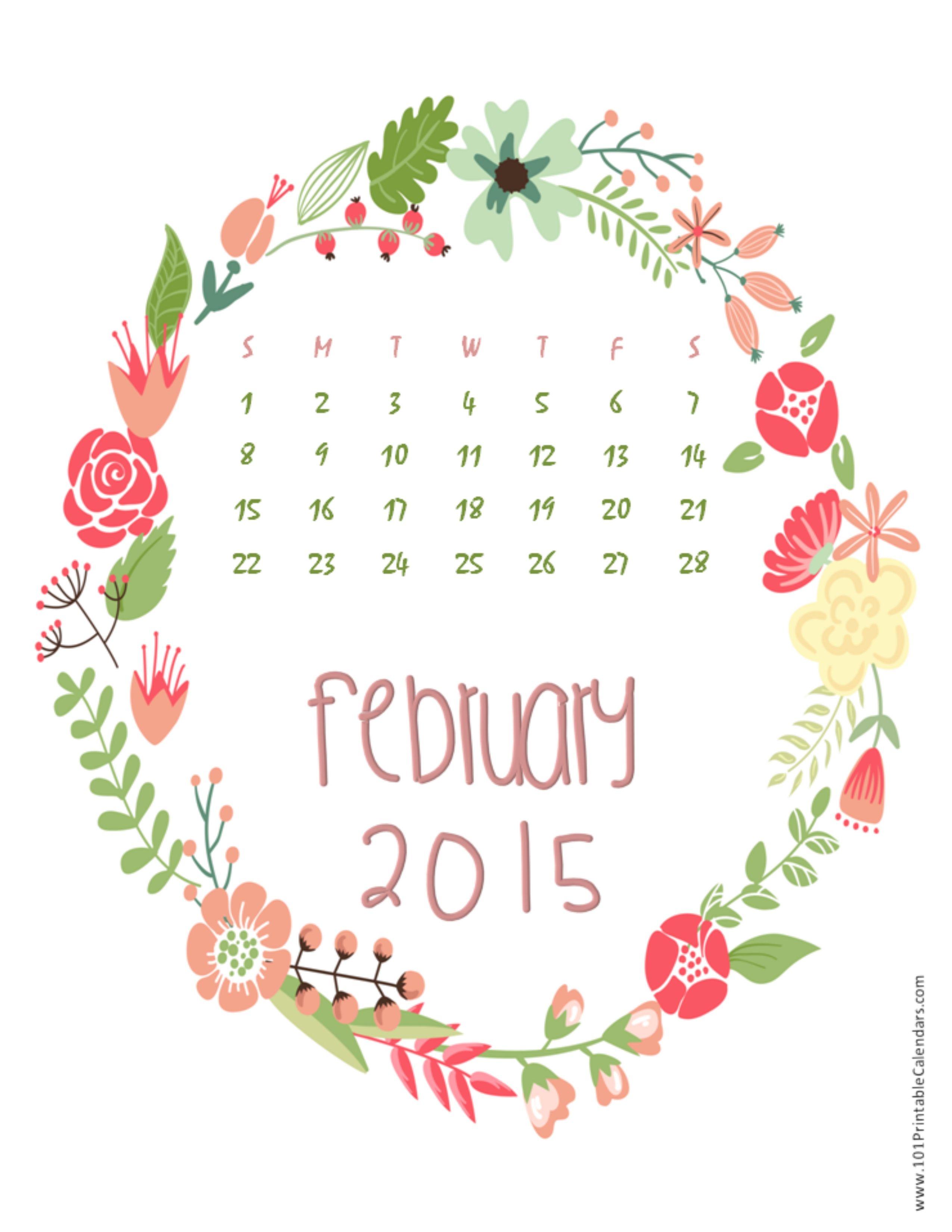 February 2015 Wallpapers Calendar - Wallpaper Cave