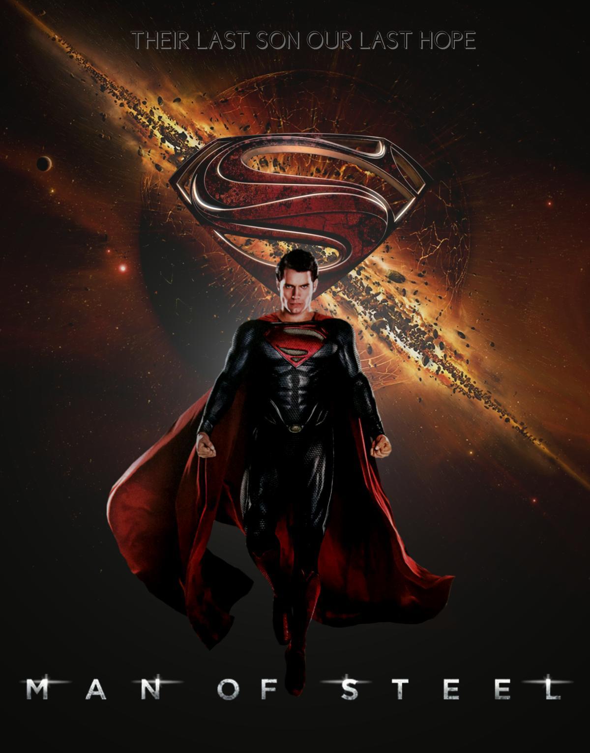 UPDATED: My First Man of Steel Poster
