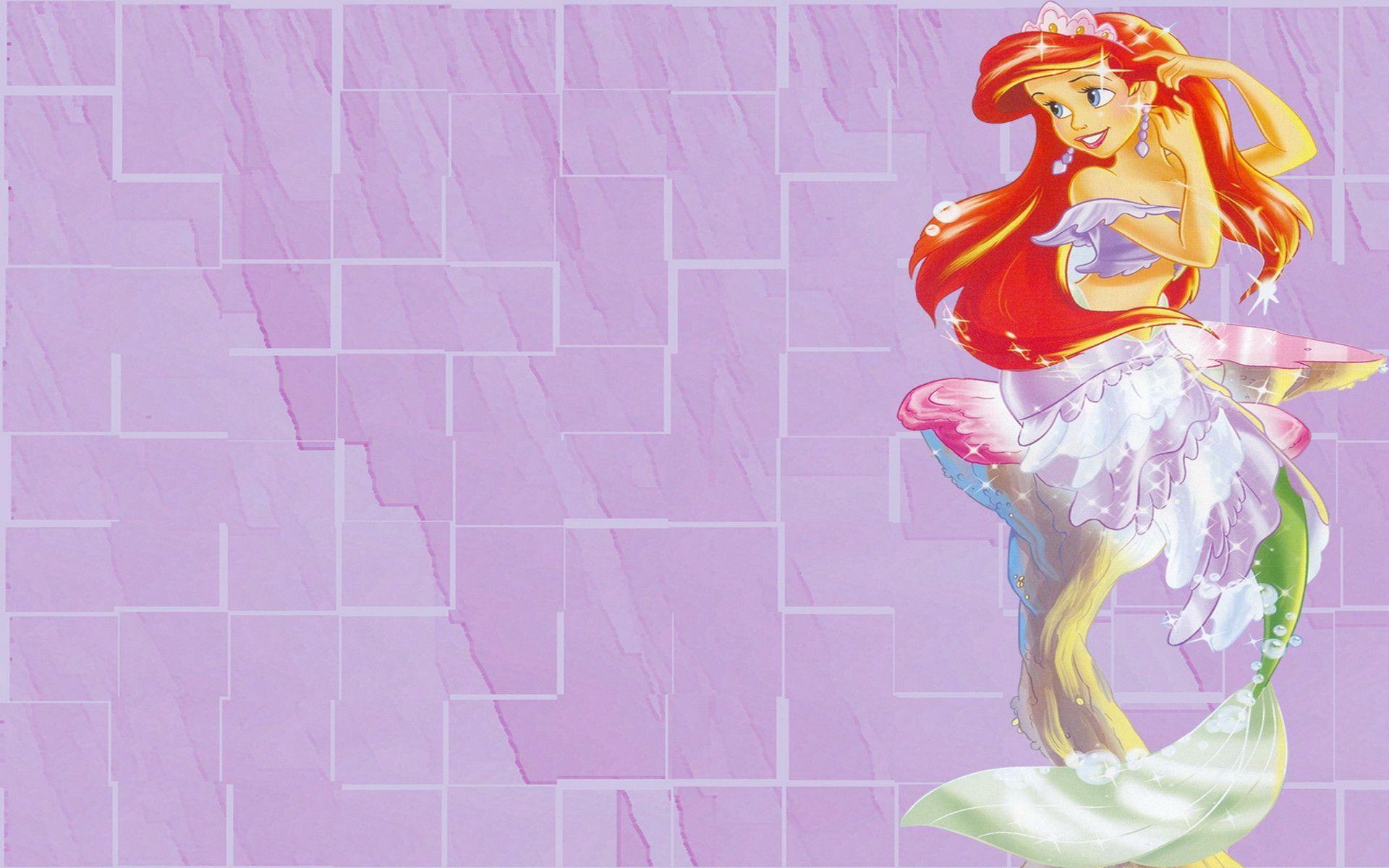 Ariel Disney Princess In The Little Mermaid Wallpaper