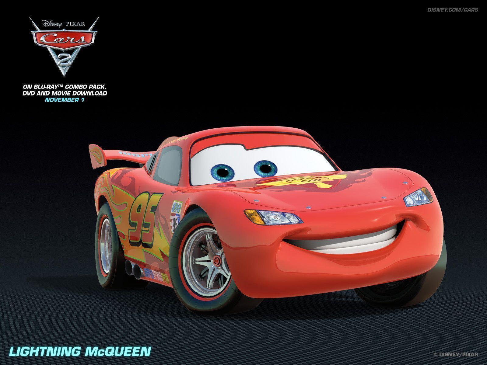 Lightning McQueen Pixar Cars 2 Wallpaper