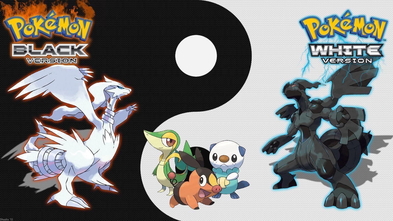 Wallpaper Pokemon Black White