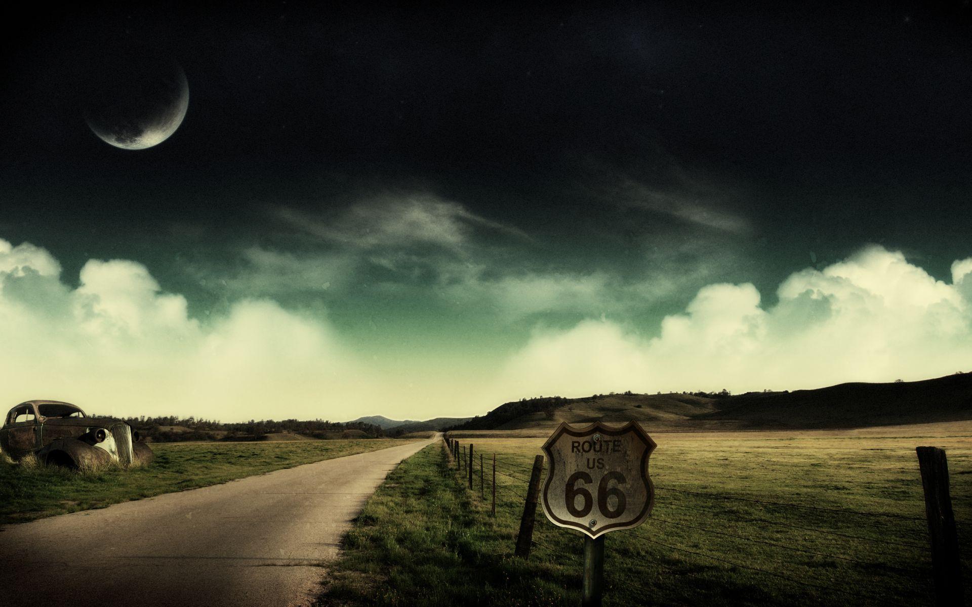 Route 66 HD background Wallpaper. High Quality Wallpaper