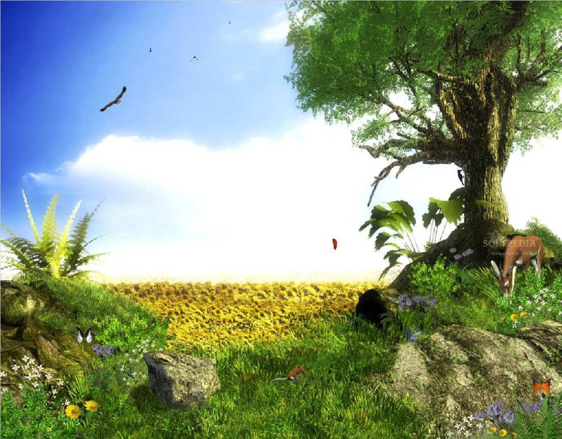 3d animated screensavers free download