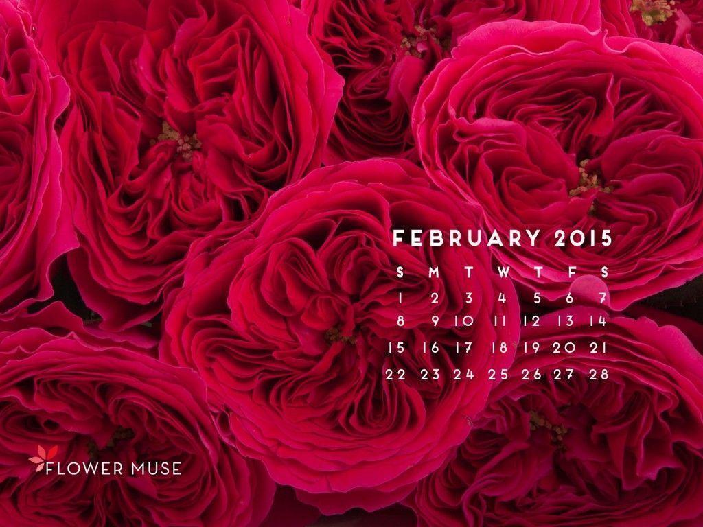 February 2015 Calendar. Flower Muse Blog