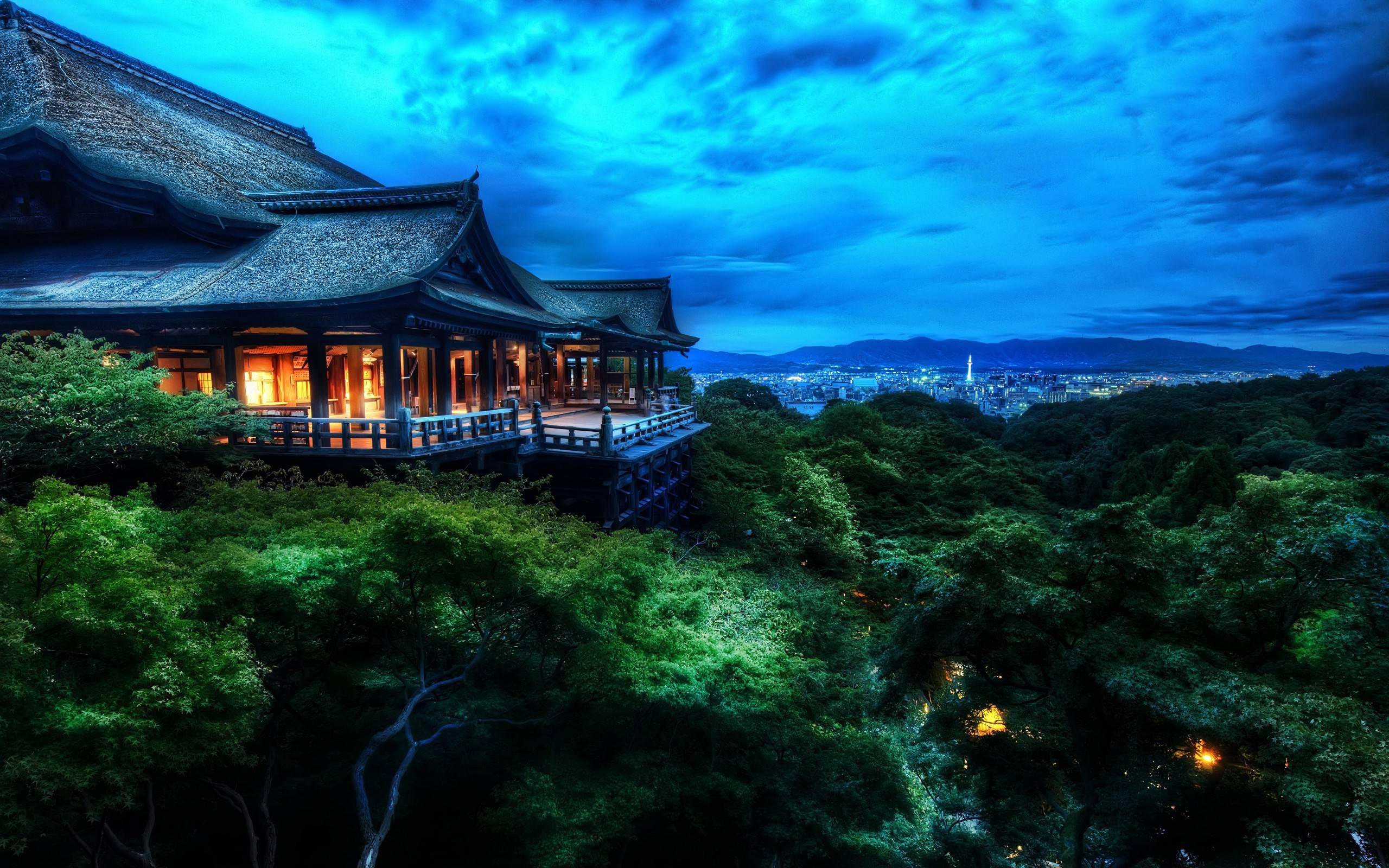 The Treetop Temple Protects Kyoto  Nature desktop, Nature desktop