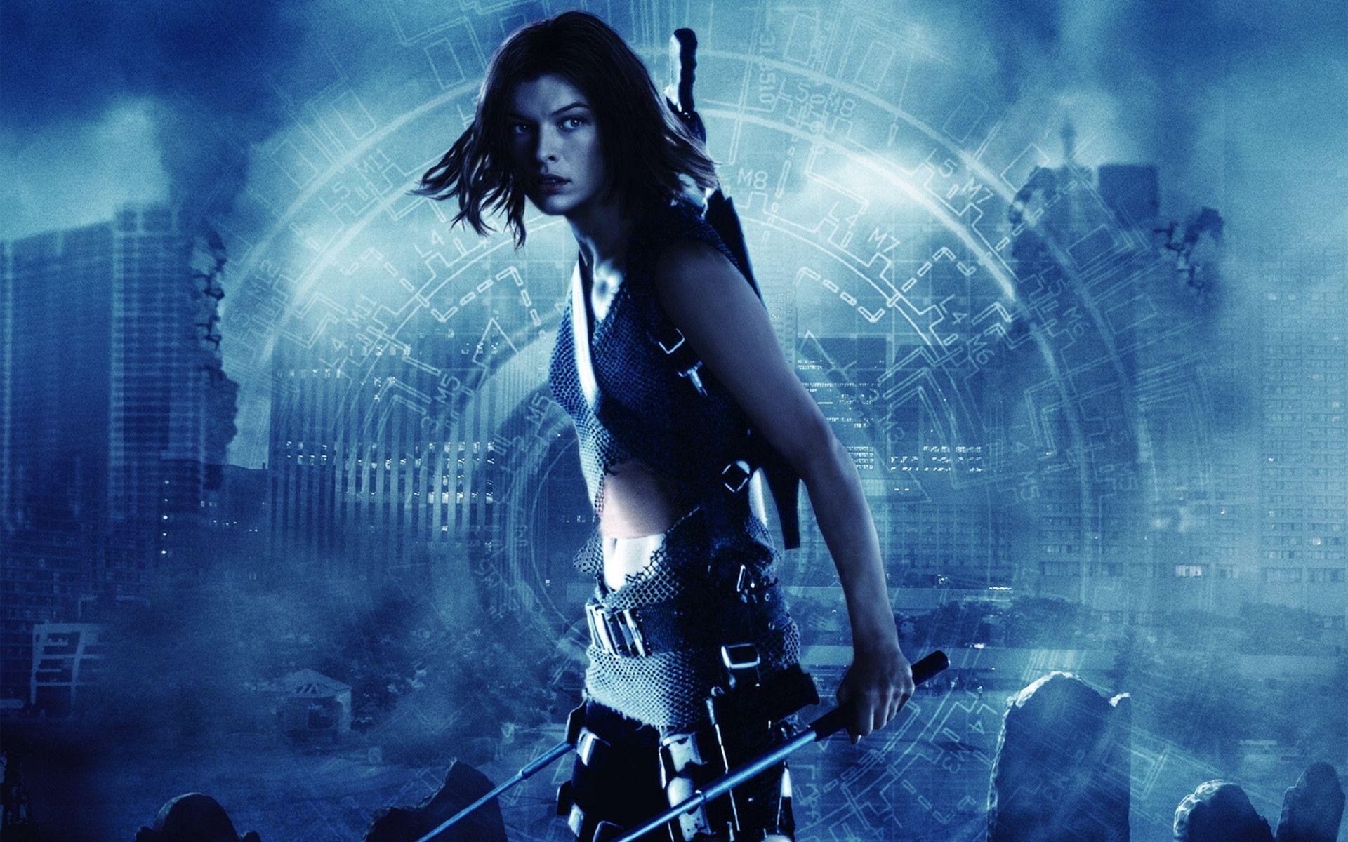 Milla Jovovich in Resident Evil 6 Wallpaper