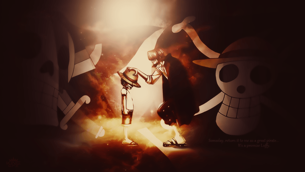 Shanks And Luffy Desktop Wallpaper (One Piece) By WHU Dan