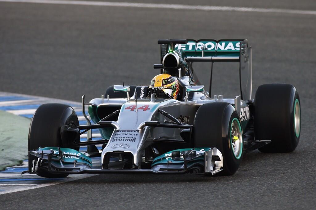 Lewis Hamilton first test 2014 Wallpaper HD background « HD Wallpaper
