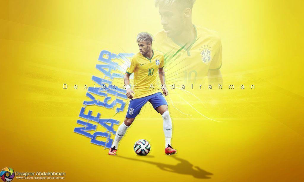 Wallpaper Neymar Da Silva 2014 By Designer Abdalrahman