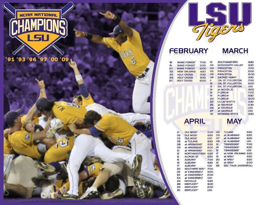 REQUEST LSU Baseball Schedule Wallpaper Background
