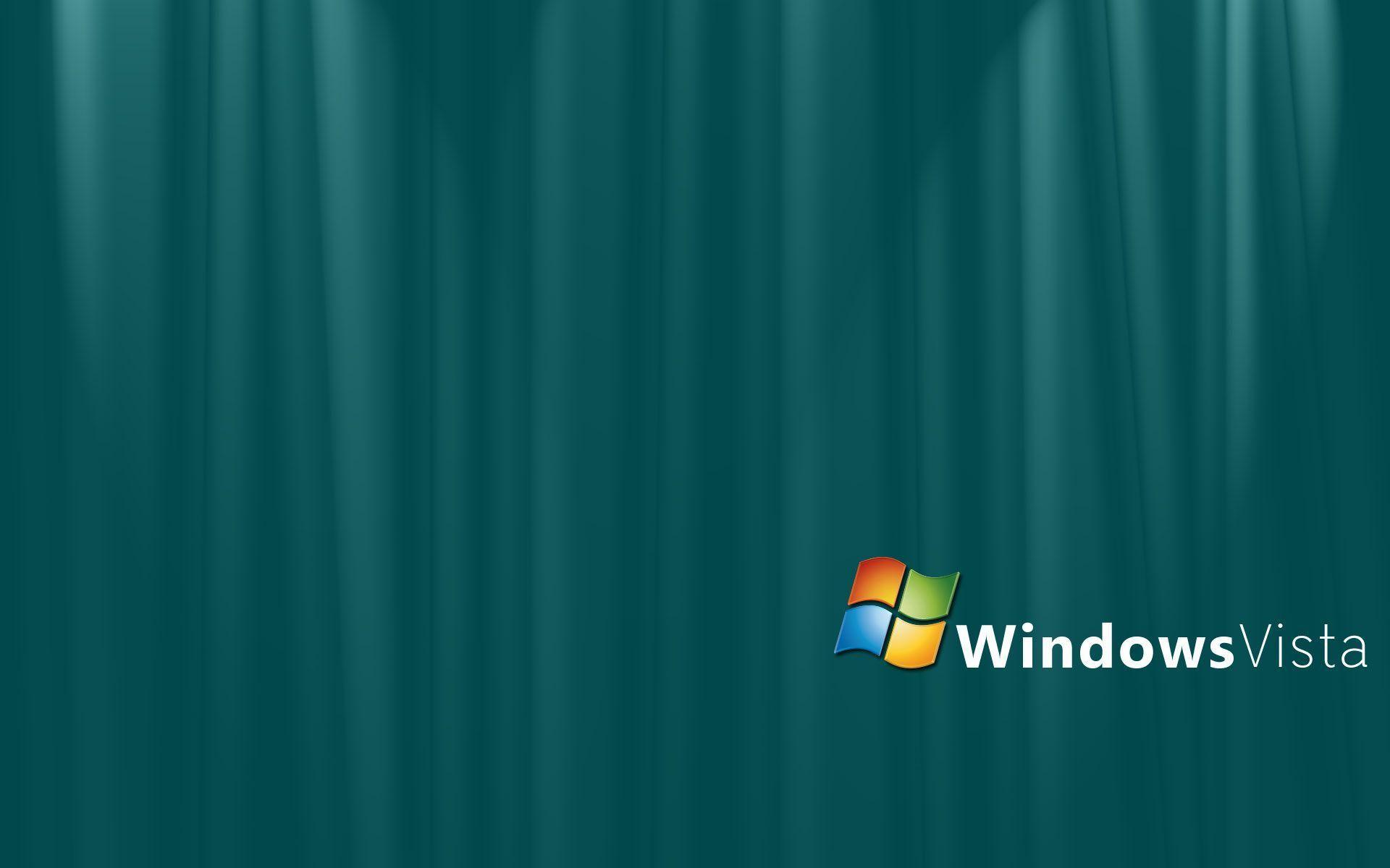 Green Windows Vista Desktop Wallpaper