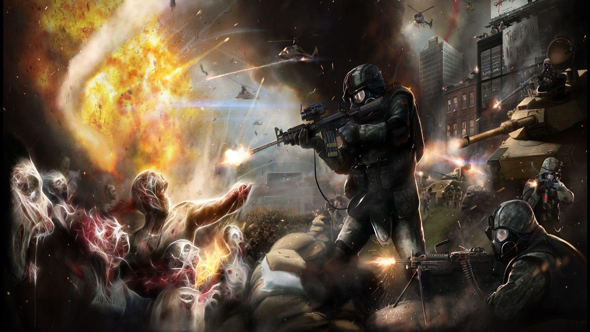 Zombies HD Wallpaper 1920x1080