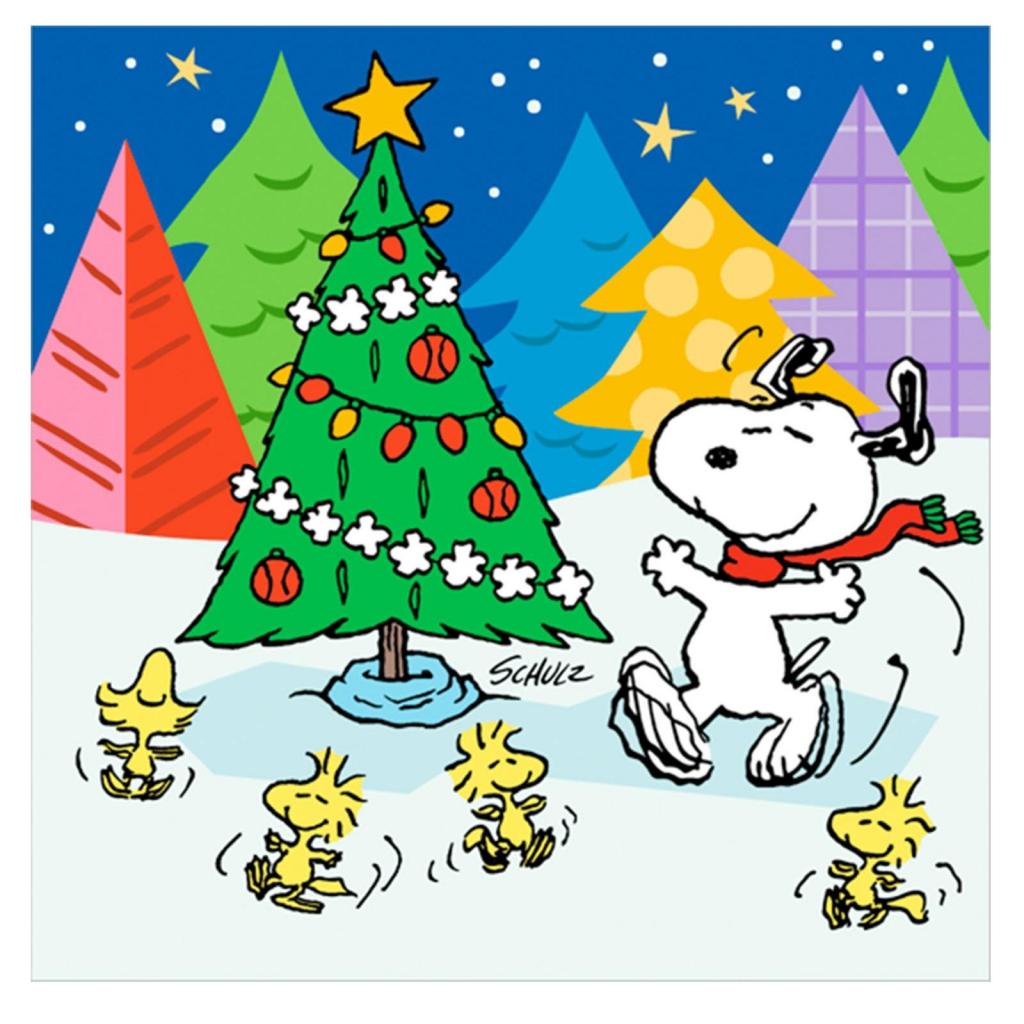 Snoopy Christmas peanuts woodstock tree holiday HD phone wallpaper   Peakpx