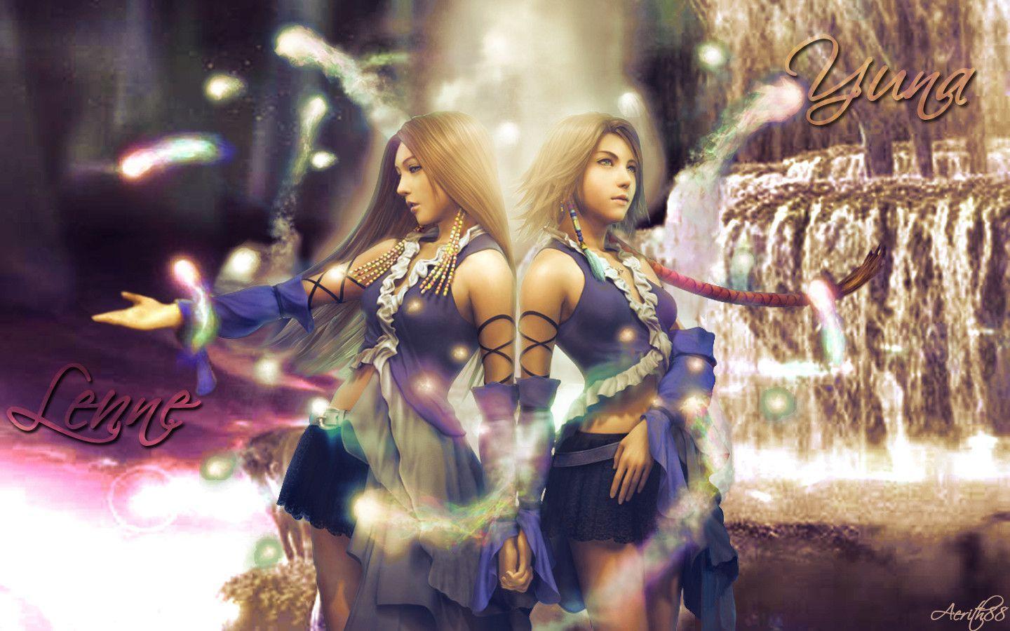 Final Fantasy X X 2 Image Lenne Et Yuna HD Wallpaper And Background
