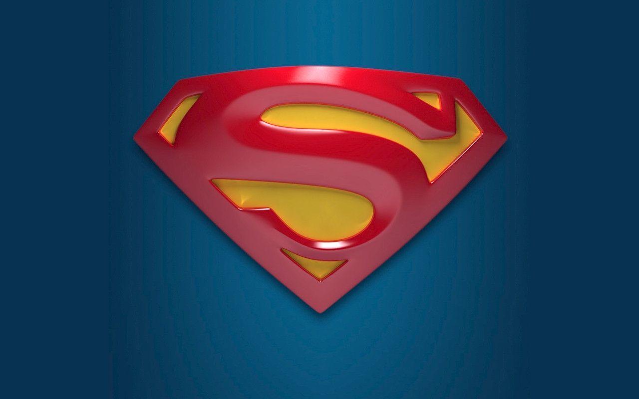 Download Computer For Free Superman Logo Wallpaper 1280x800. HD