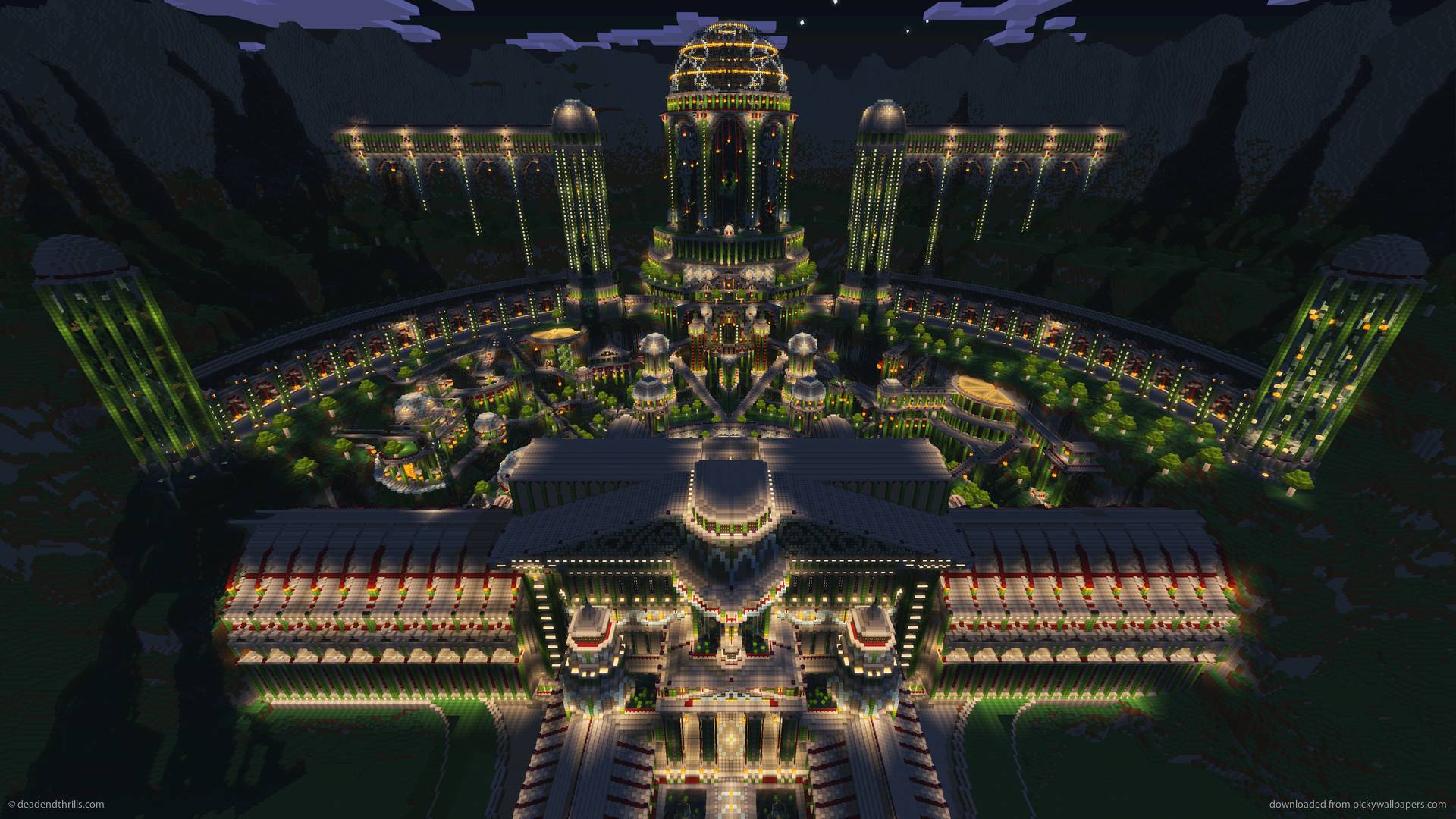Download Minecraft Turn On The Bright Lights Wallpapers 1920x1080PX