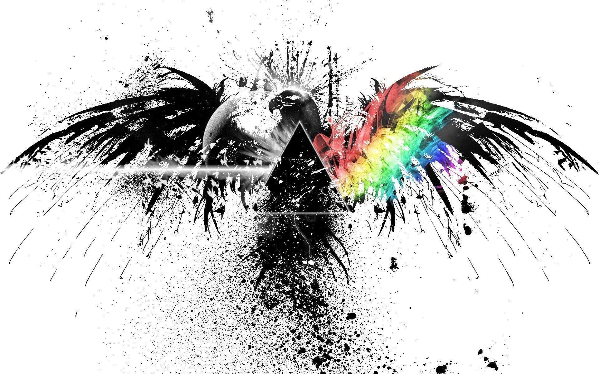 Full HD 1080p 1080i Pink Floyd Bird Graphics Background