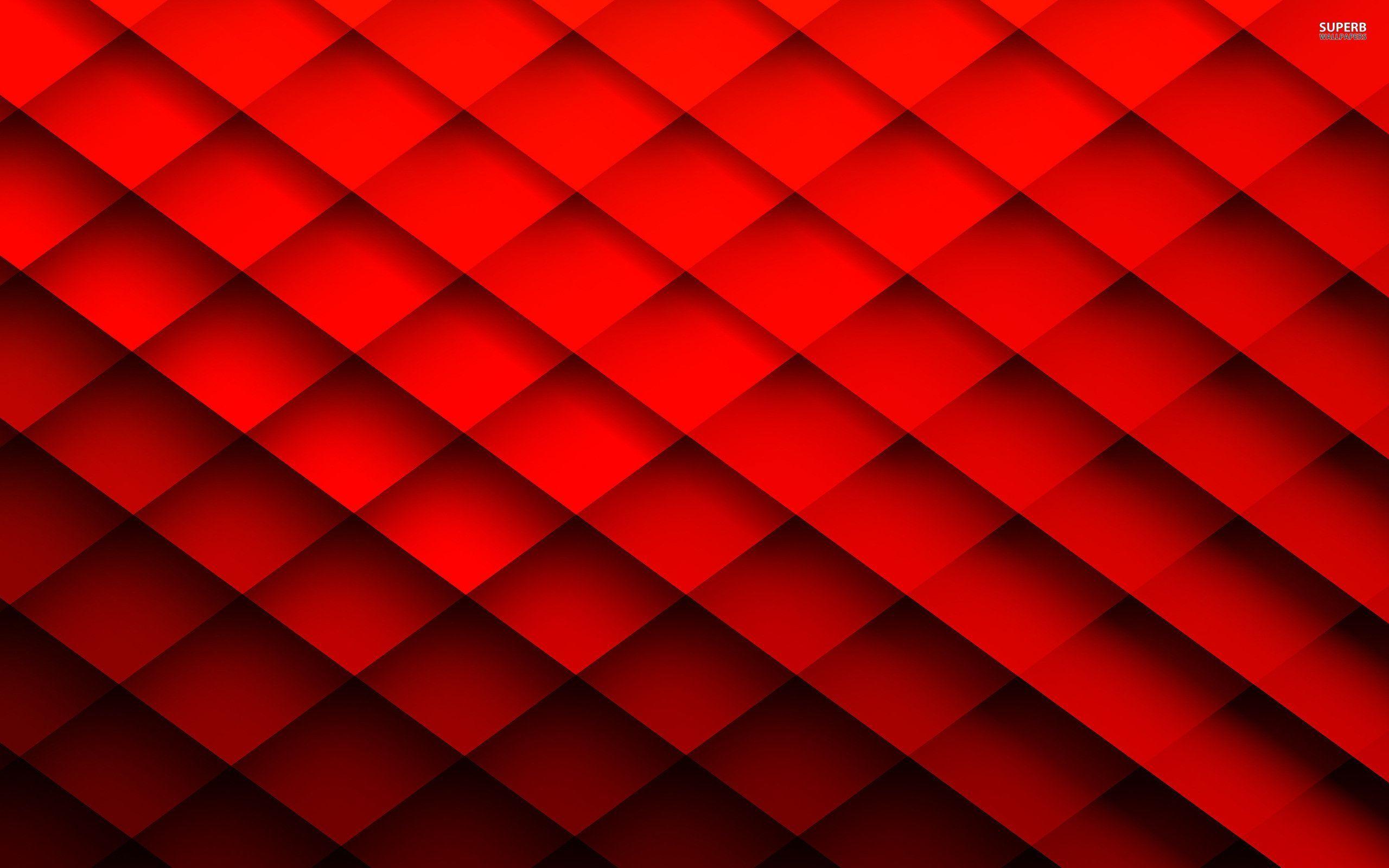 Red rhombus pattern wallpaper wallpaper - #