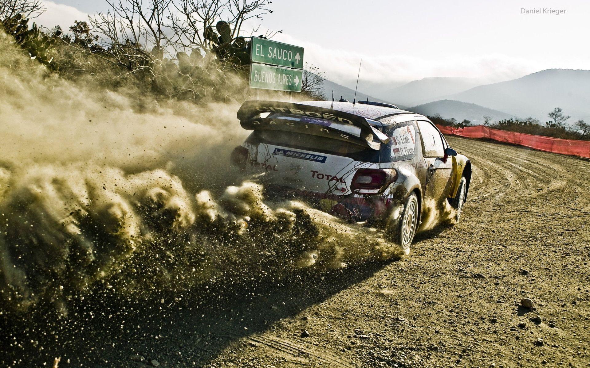 Citroen ds3 wrc rally car Wallpaper