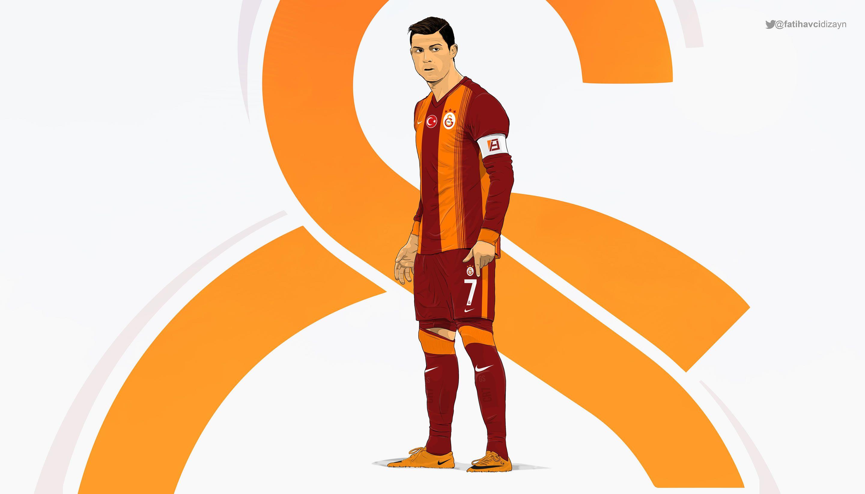 Cristiano Ronaldo 2015 Galatasaray kit wallpaper