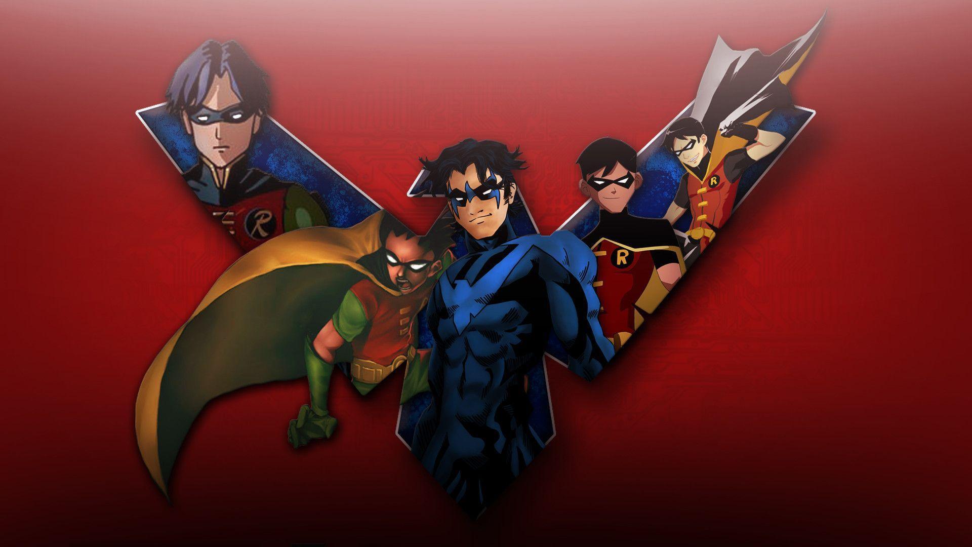 Wallpaper For > Red Nightwing Wallpaper HD