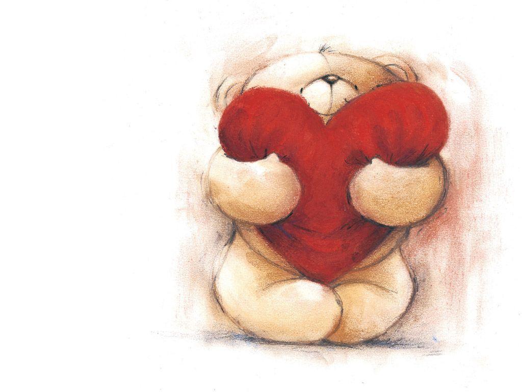 Pix For > Cute Bears With Hearts