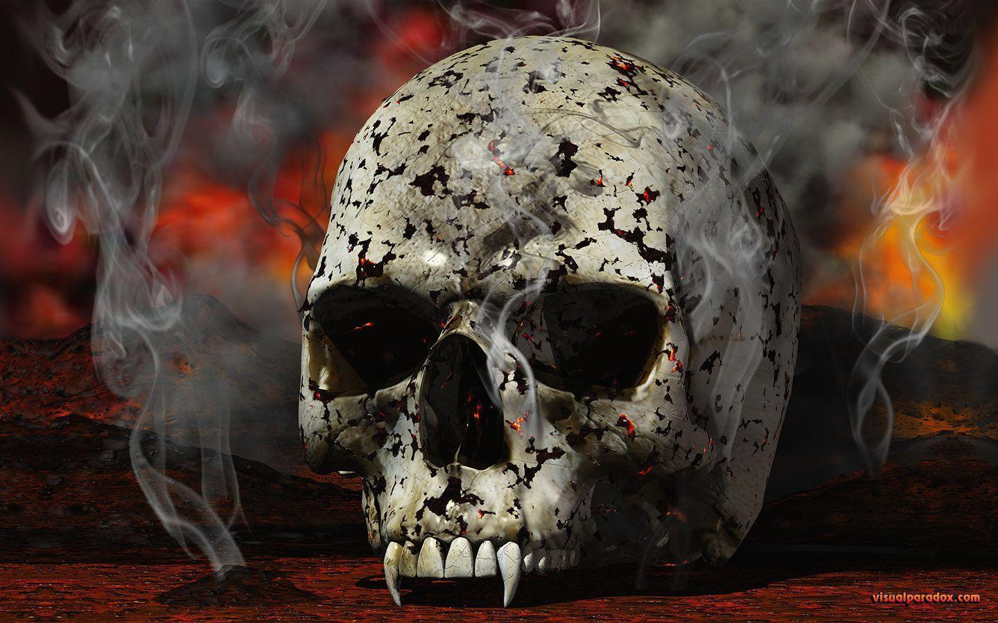 Pix For > Vampire Skull Wallpaper