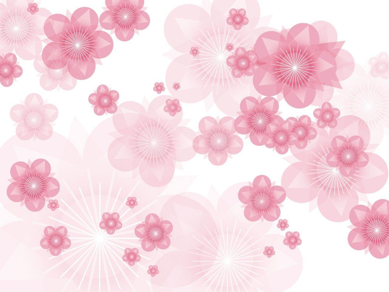 Pink 1 Color Power Point Background &