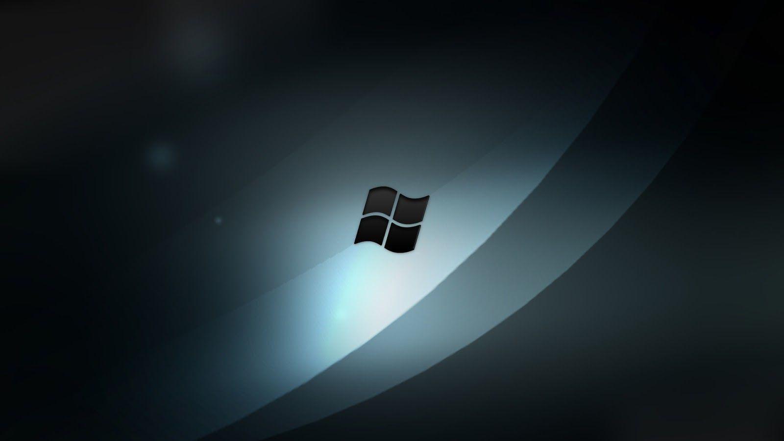 Windows Logo Dark Background a5 HD Wallpaper
