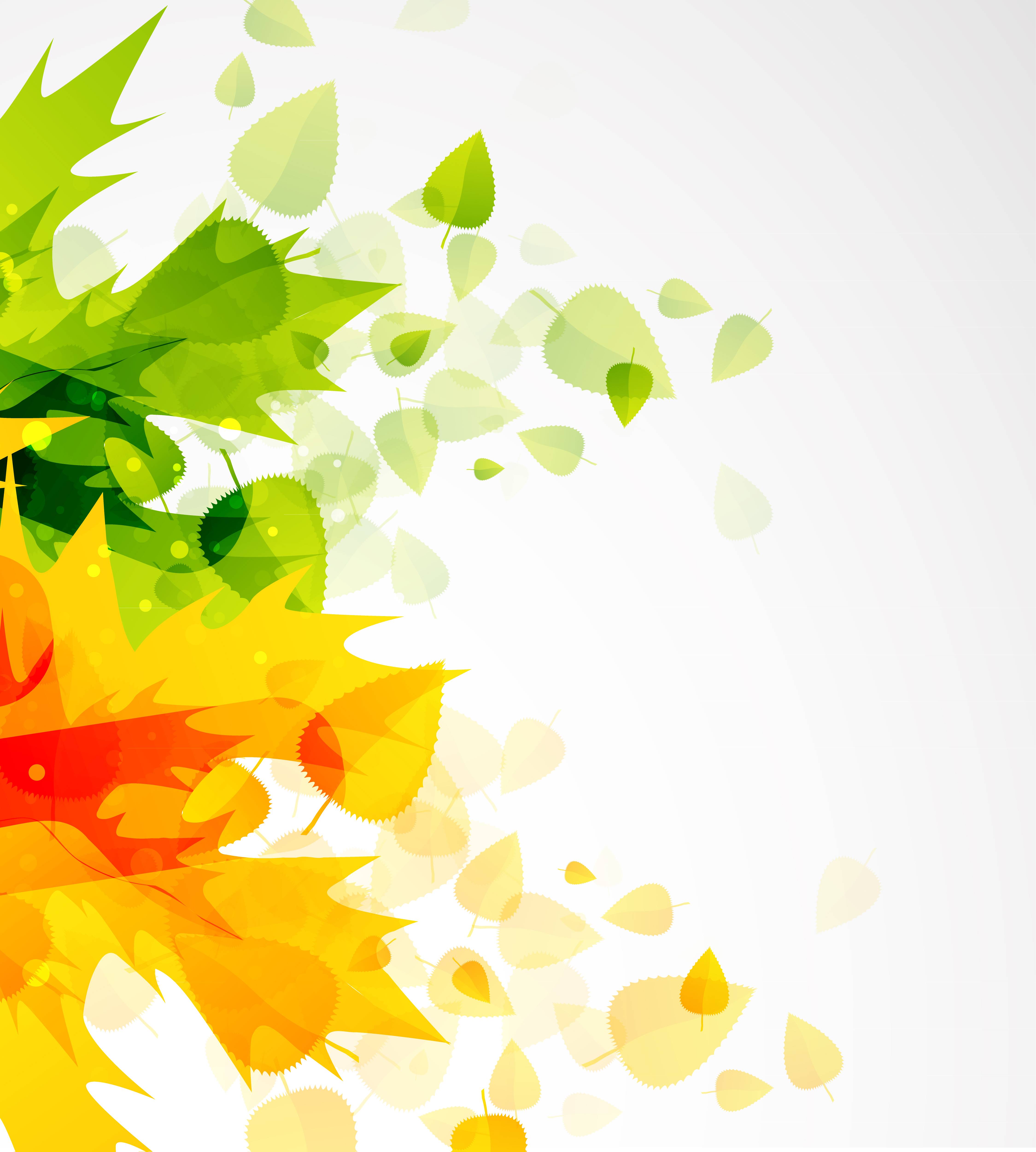 Beautiful autumn leaf background 01 vector Free Vector / 4Vector