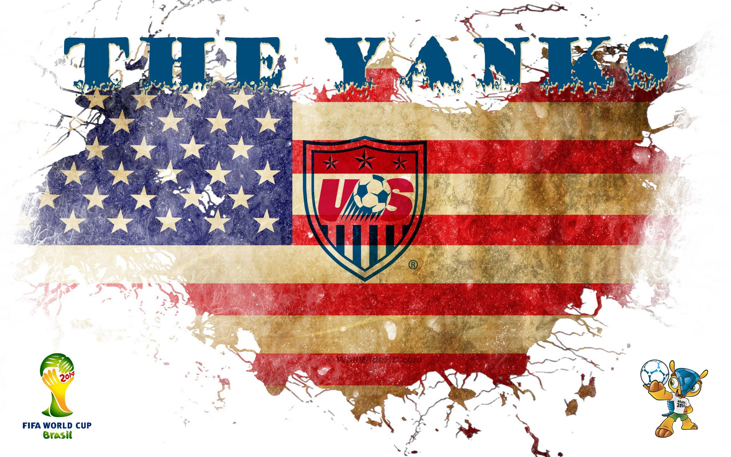 The Yanks 2014 World Cup US Soccer Crest Wallpaper Wide or HD