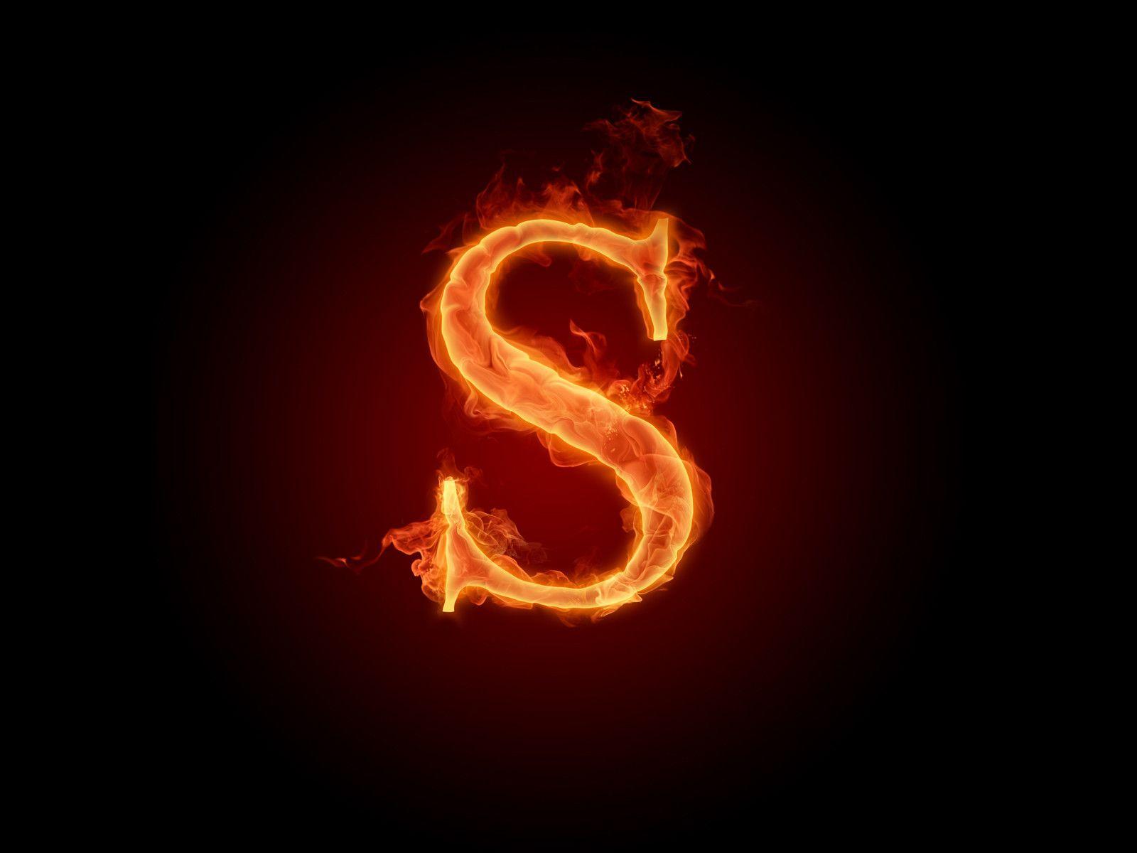 HD Fire Fonts Letters and Fiery Numbers 1600x1200 NO.19