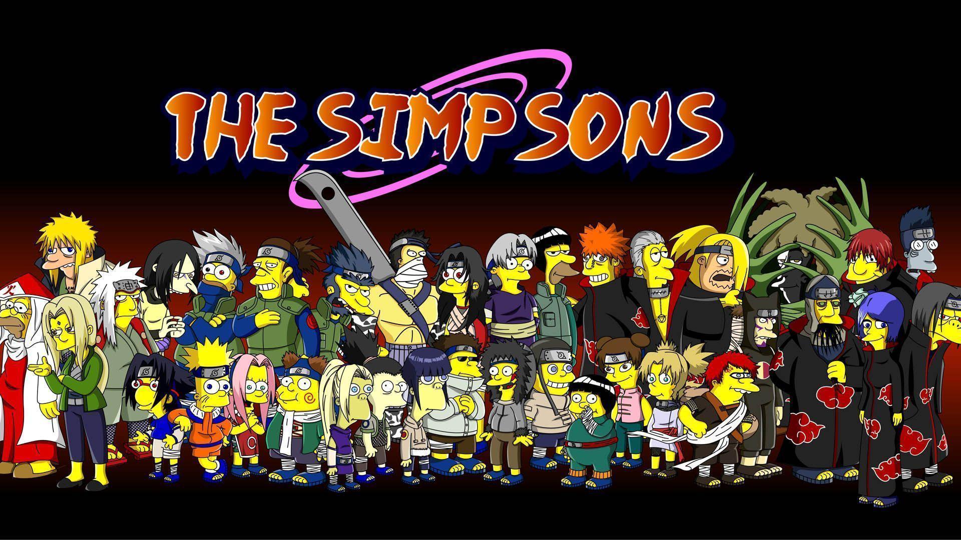 Download Naruto The Simpsons Wallpapers 1920x1080