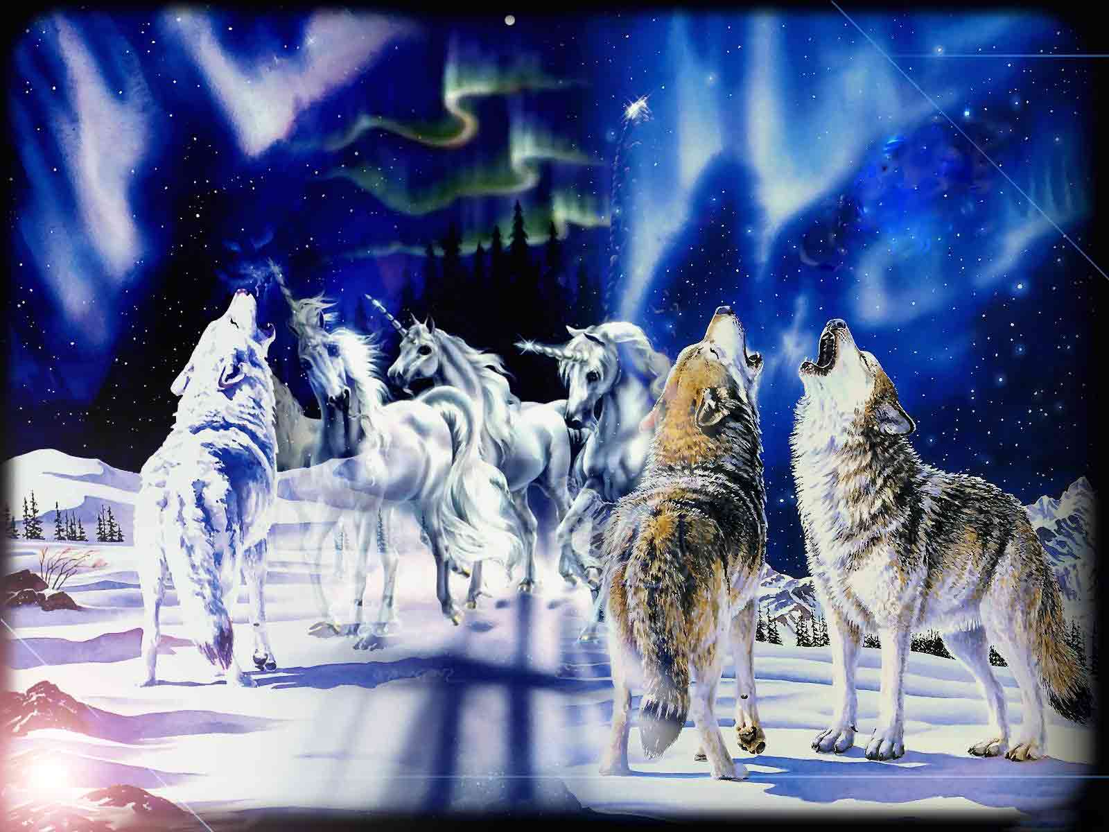 Free Wallpaper and Unicorns wallpaper