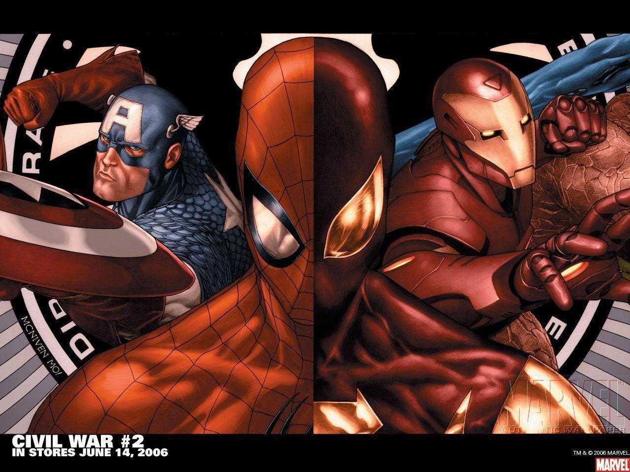 Wallpapers For > Marvel Civil War Wallpapers Hd