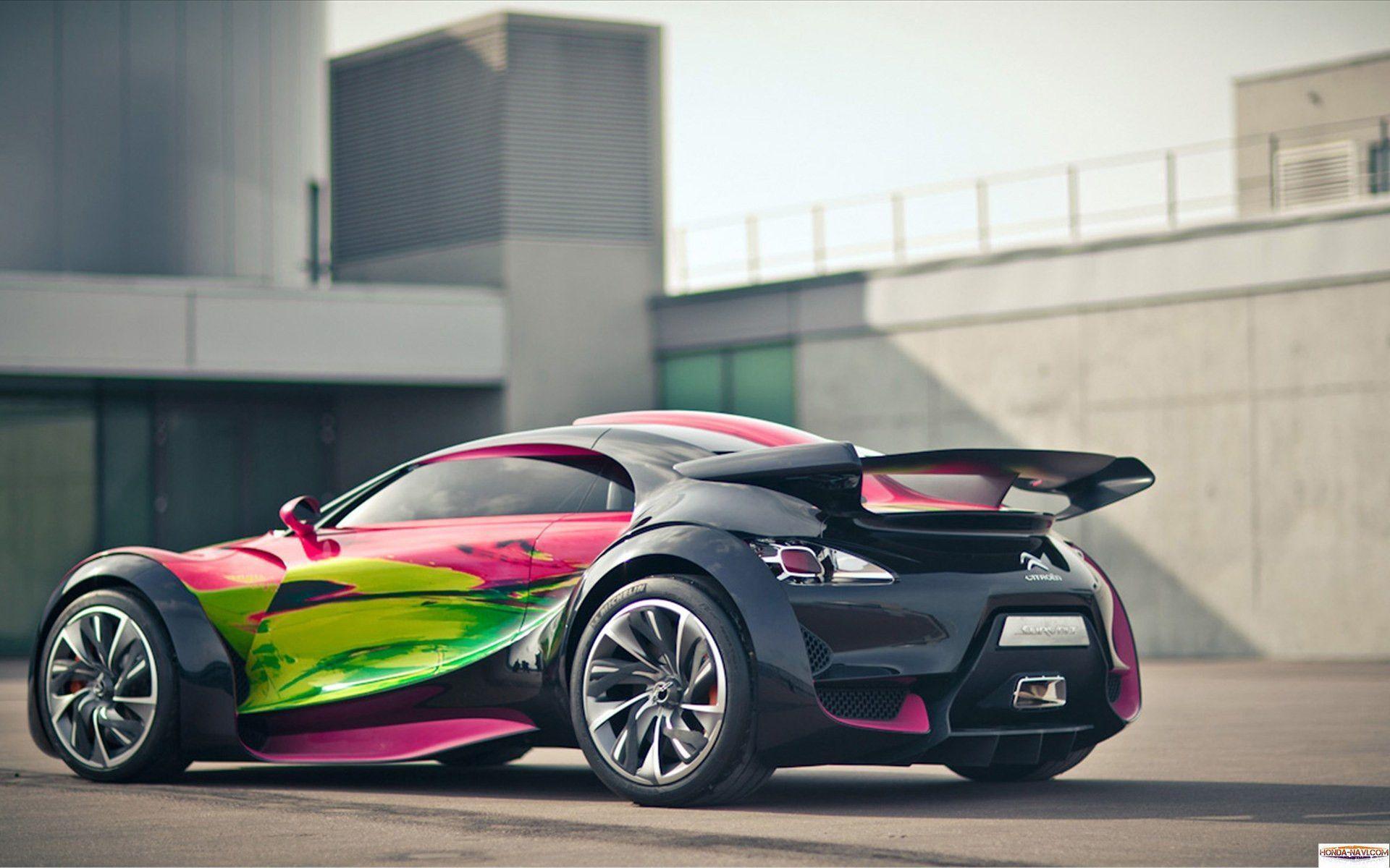 Citroen Survolt Concept Art Car Desktop Wallpaper Background