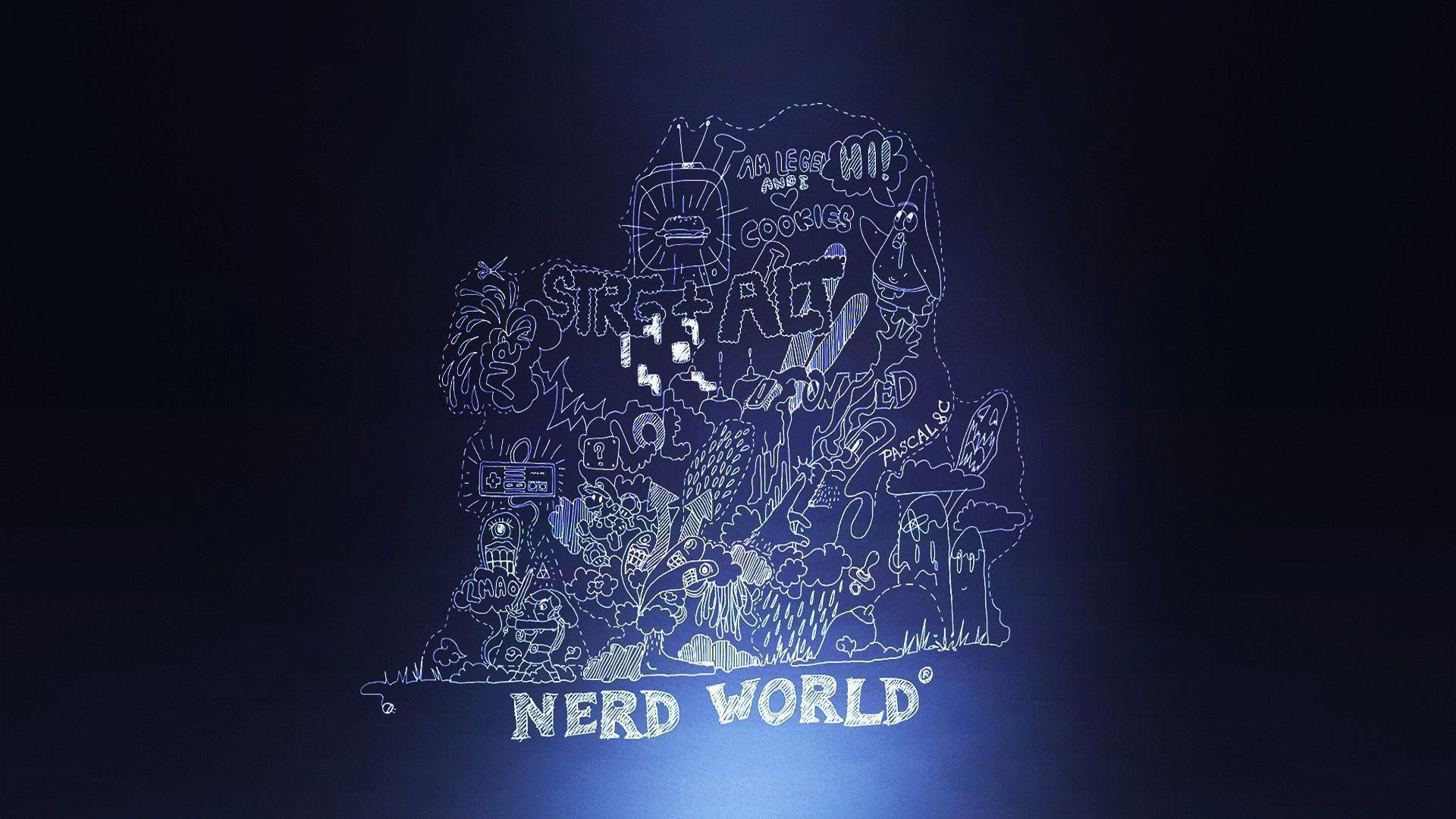 Nerd World HD Wallpaper. Theme Bin, HD Wallpaper