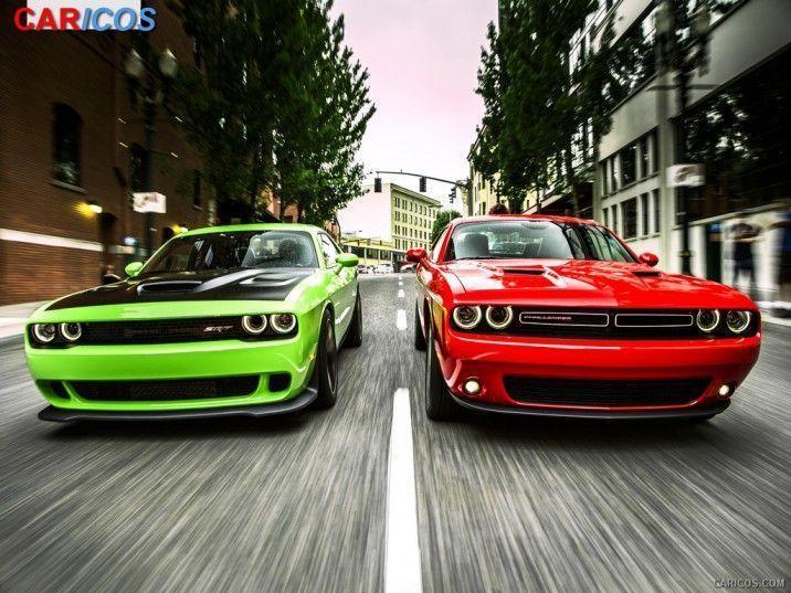 Dodge Challenger SRT Supercharged HEMI Hellcat. HD