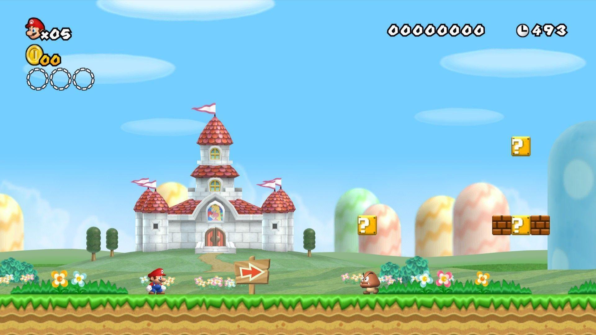 New Super Mario Bros Wii Wallpapers 1920x1080PX ~ Super Mario