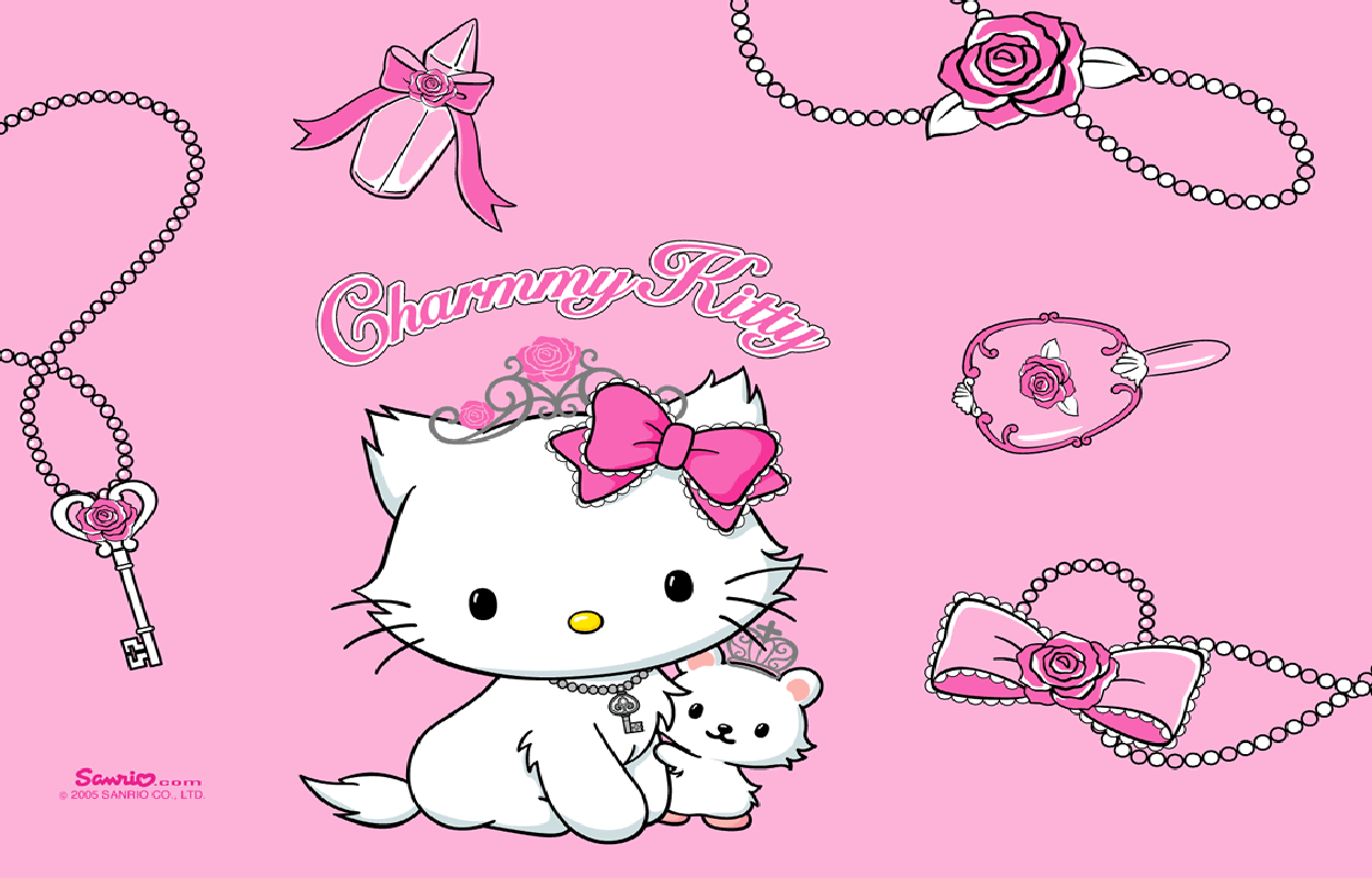 Hello Kitty Background Pink