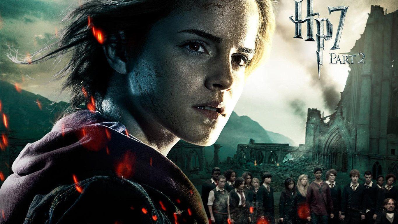HP7 Part 2 Hermione Wallpaperx768 resolution wallpaper