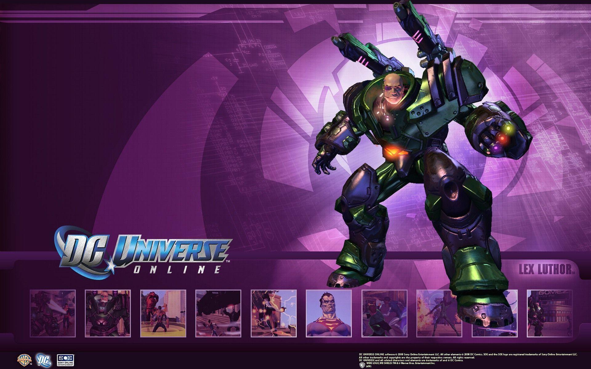 DC Universe Online Luthor desktop wallpaper